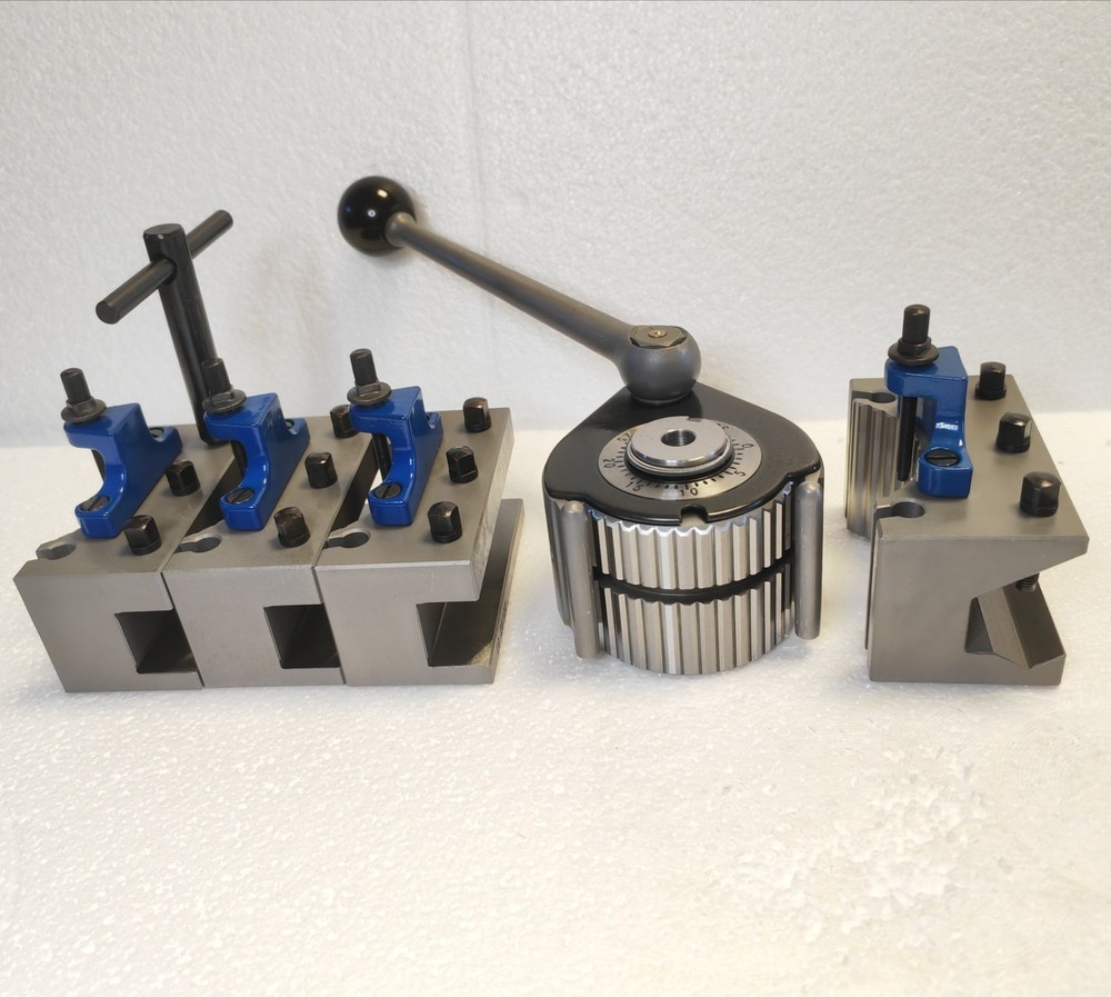 Fine Ground Multifix E Quick Change Tool Post with ED25100 EH30100 Holders