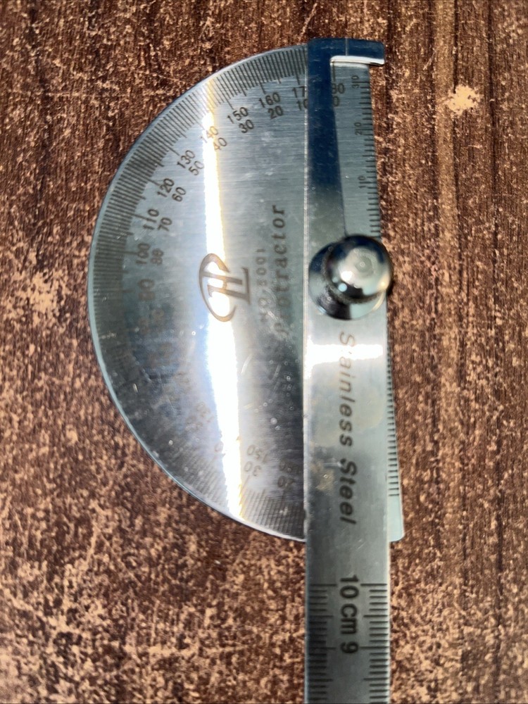 Stainless Steel No. 5001 Protractor
