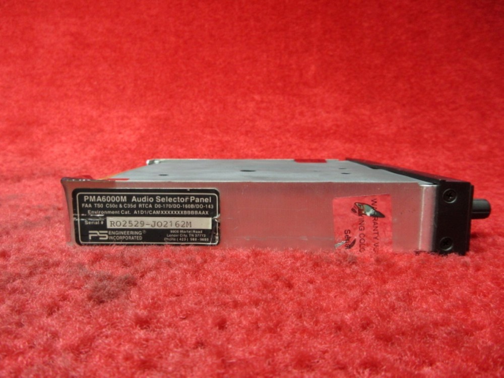 PS Engineering PMA6000M Audio Selector Panel