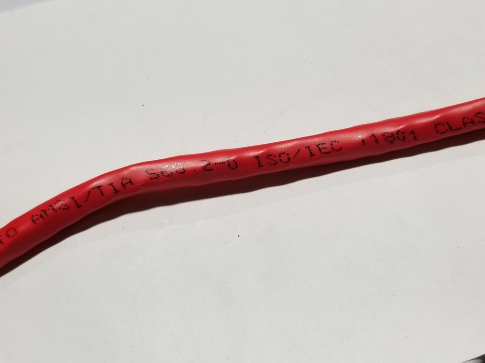 Structured Cable Products/SCP CAT6-RD 23/4P Cat6E 550MHz Network Riser Red/100ft
