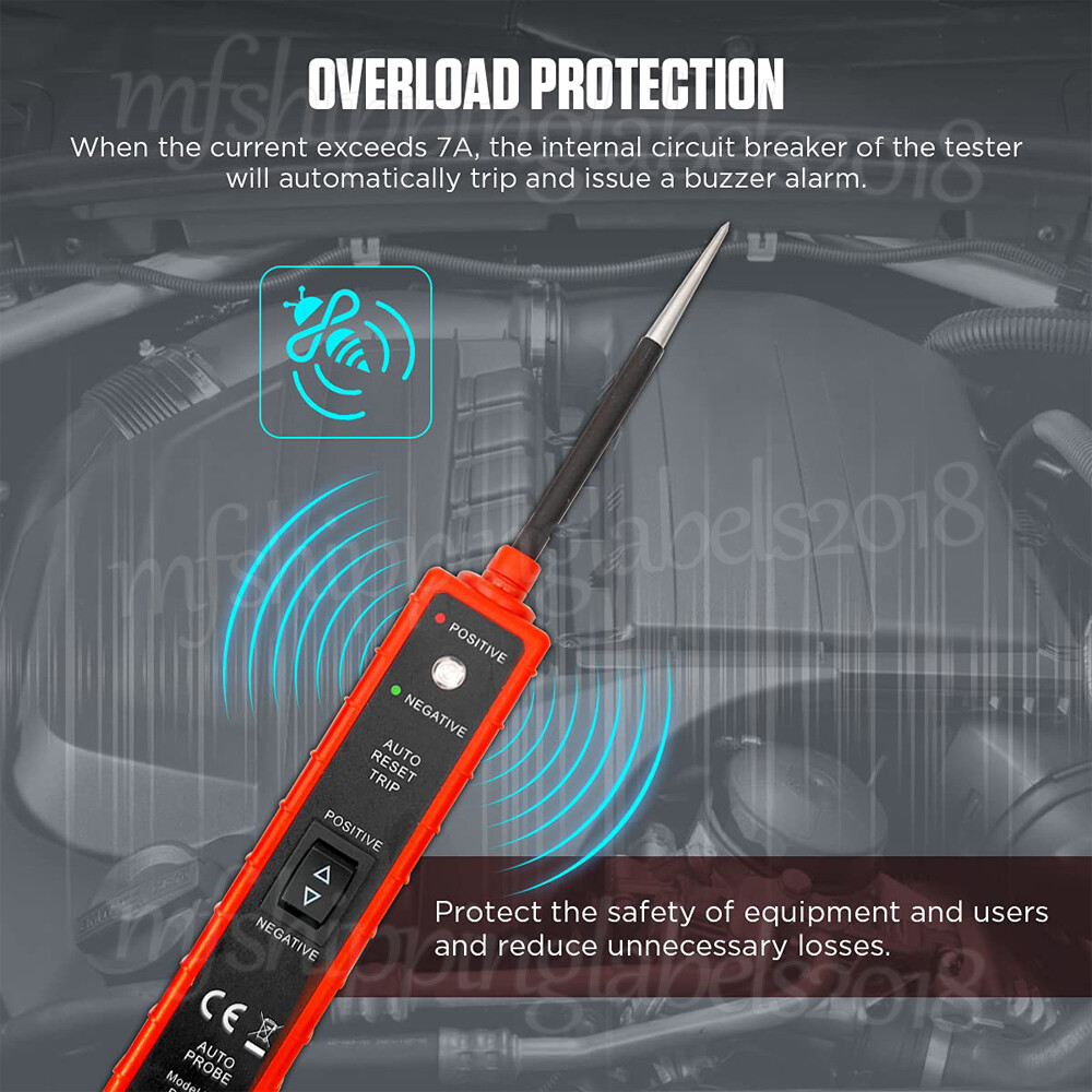 6-24V Car Auto Electrical Power Circuit Tester Probe Digital Test Device System