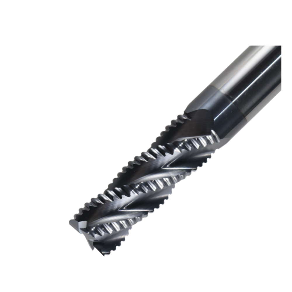 3mm-20mm 4 Flutes Solid Carbide Roughing End Mills - AlTiN Coated