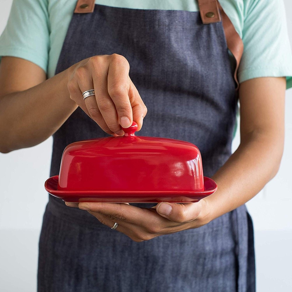 Now Designs Butter Dish, Red (5037003)