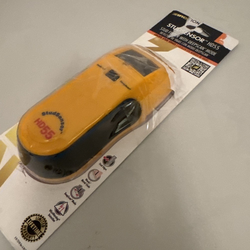 Zircon StudSensor HD55 Stud Finder - Yellow