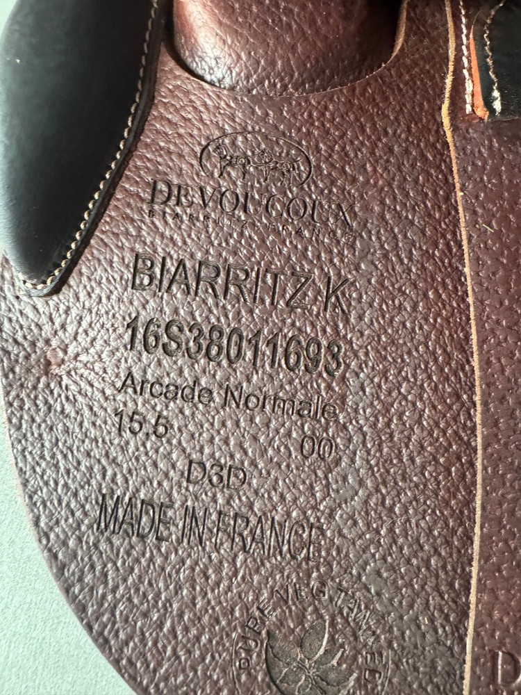 15.5" Devoucoux Biarritz K Child / Pony Saddle - 00 Flaps - MINT!