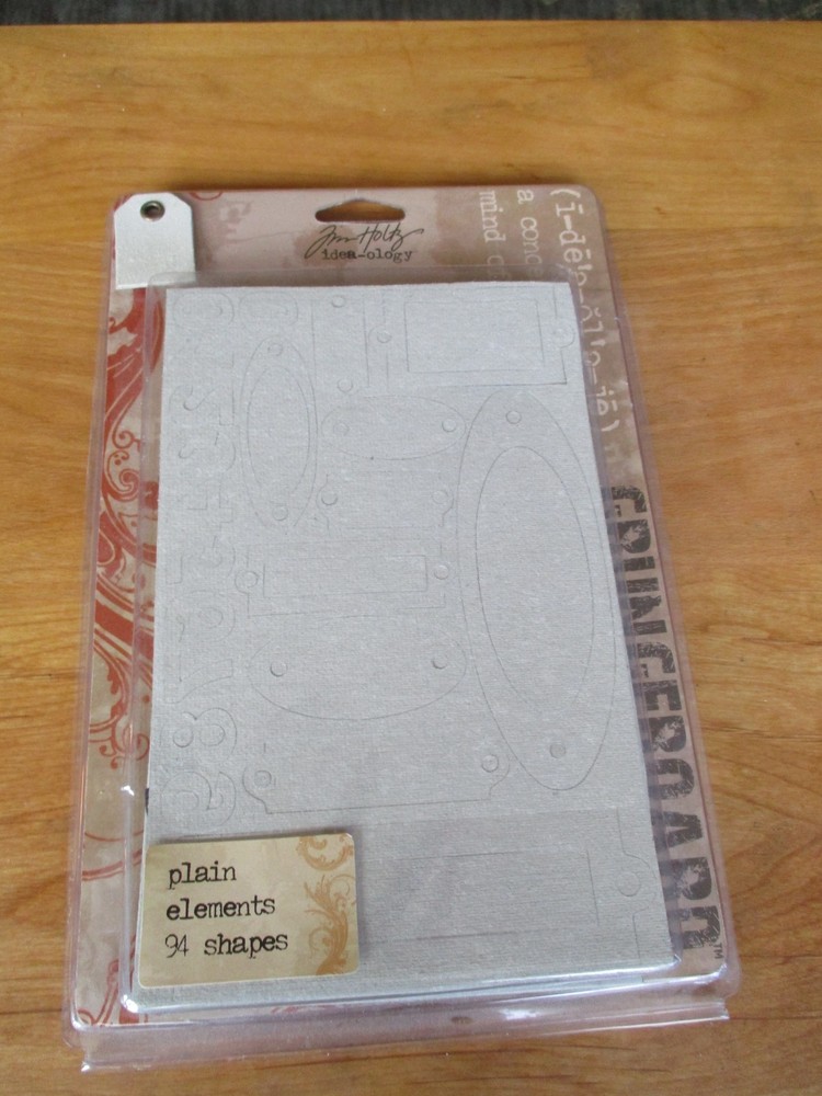 Tim Holtz Grungeboard Plain Elements 94 Shapes NEW