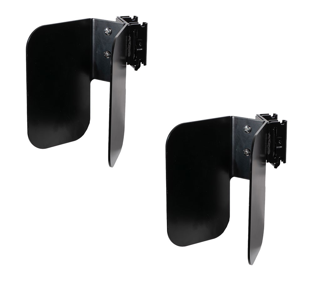 2PK E-Track Wheel Chock for E-Track/X-Track System, Compatible w/ 7" Wide Tires