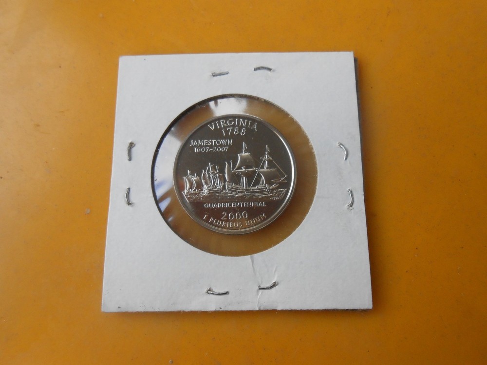 2000 S Virginia Proof DCAM. STATE QUARTER