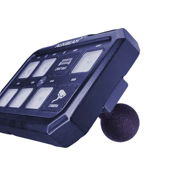 Auxbeam Switch Panel 8 Gang XL Only 1" Ball Mount