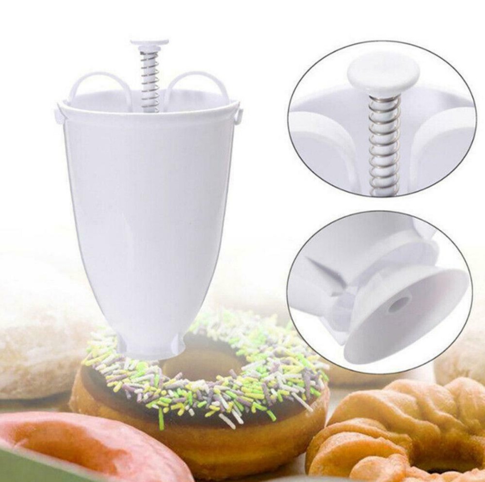 DIY Donut Dough Maker Machine Manual Dispenser Kitchen Utensil Tool