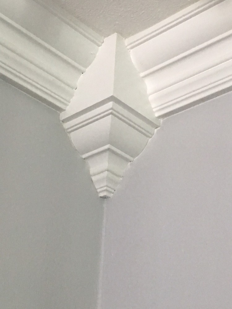Crown Molding Corners inside Blocks For 4 5/8" Transition 5 Pack!