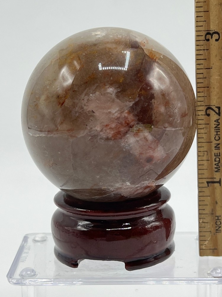 Fire Quartz with Blue Flash A