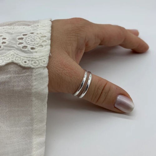 Solid 925 Sterling Silver Band & Statement Ring Handmade Ring All size R-7