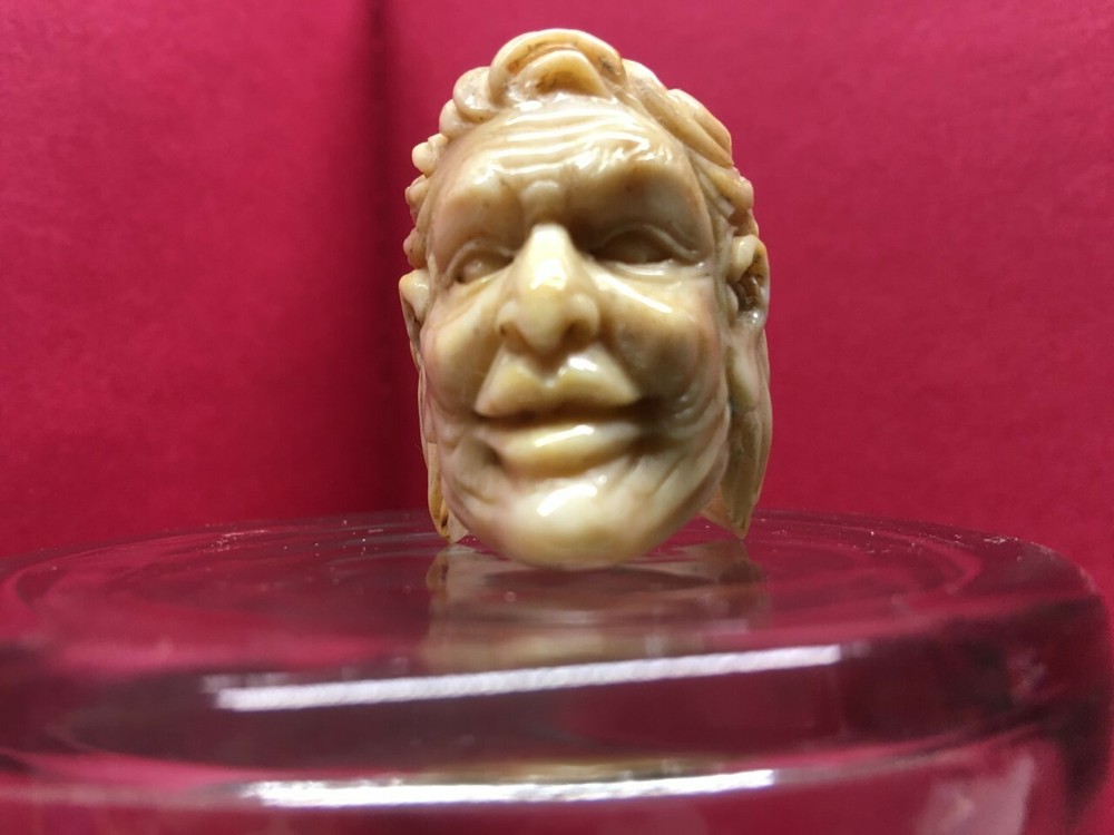 Handcrafted deer antler Jocker ring