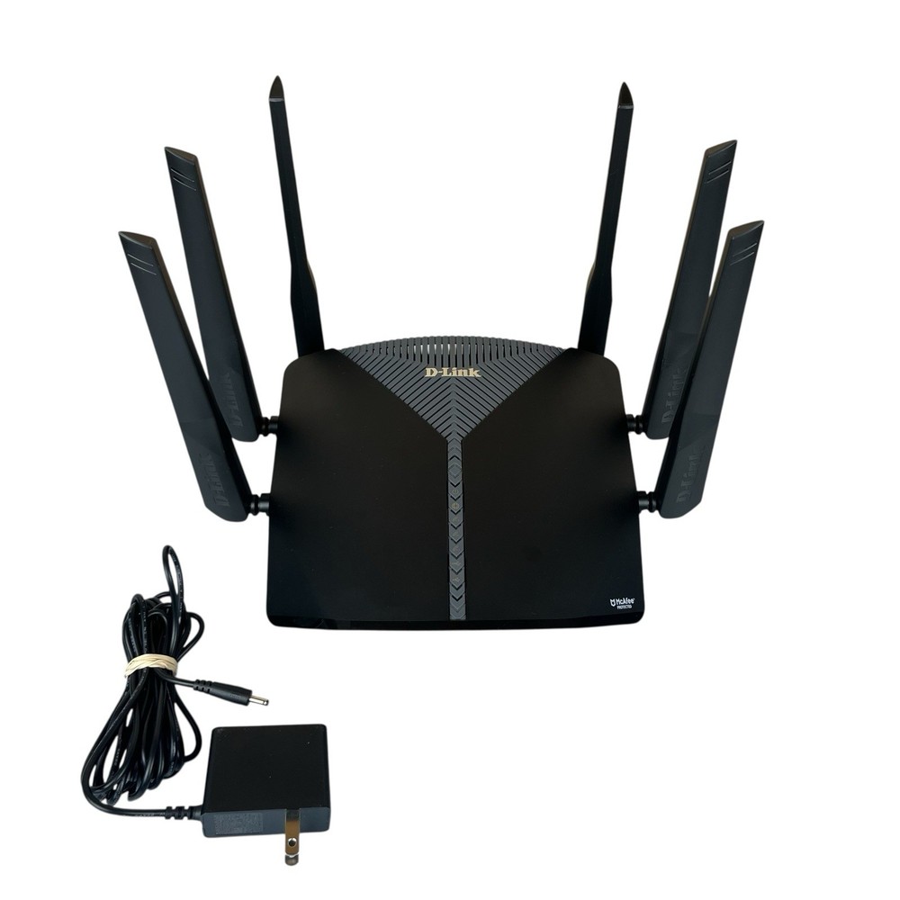 D-Link DIR-3060 WiFi Router McAfee Protected Black
