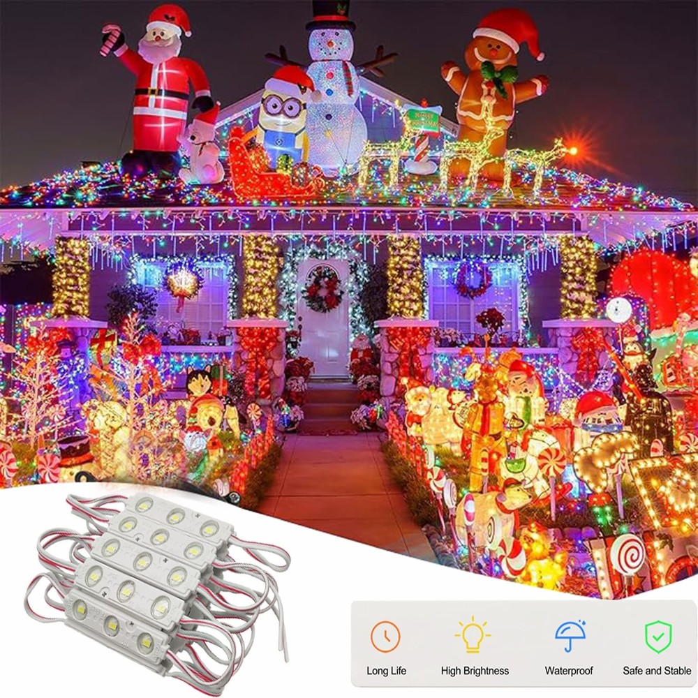 Module,Lights For Inflatables White 20pcs 9.8 Ft 5730 SMD 150LM Per Module IP...