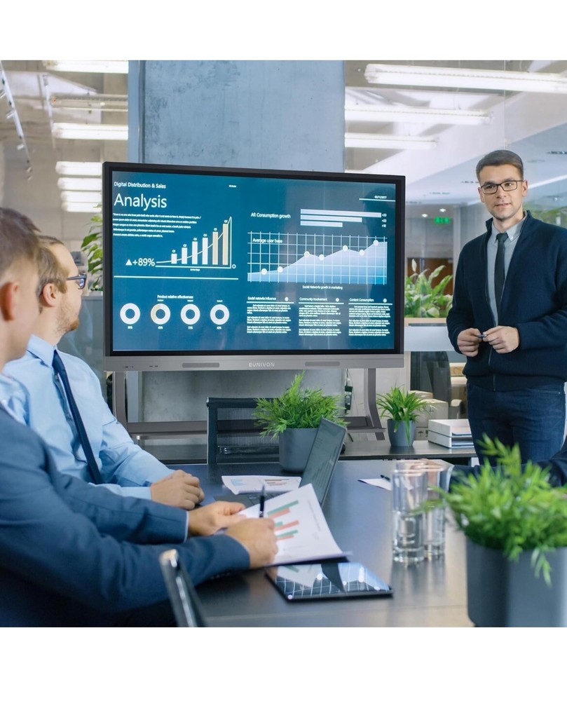 Smart Board, 55'' 4K UHD Smart Whiteboard, Touch Screen Electronic Whiteboard...