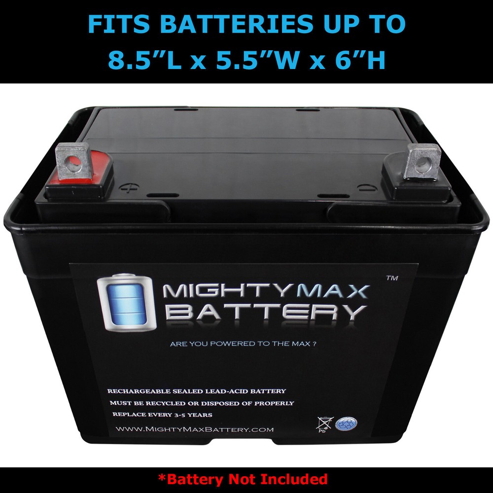 Mighty Max Group U1 Battery Box for Marine, Scooter, Solar Deep Cycle