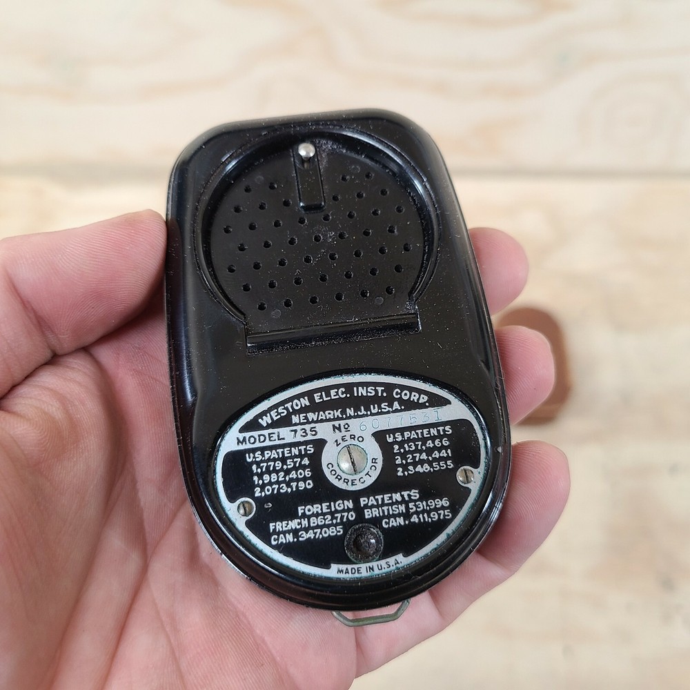 Vintage Weston Master IV Universal Exposure Light Meter Model# 745 with Case