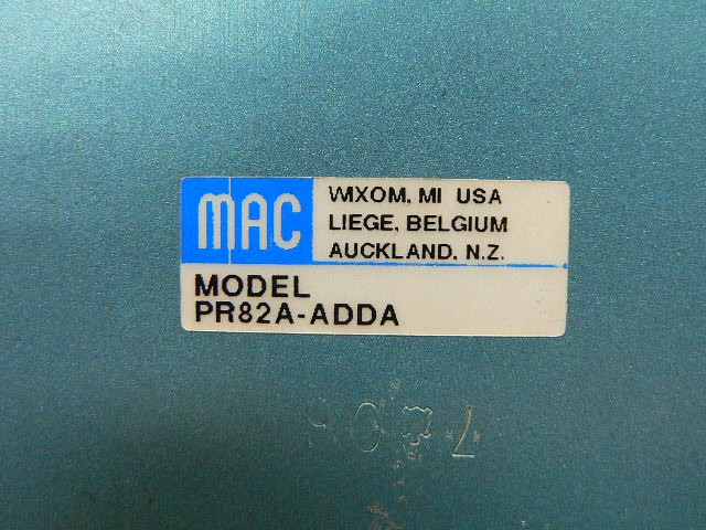 Mac Pr82a-Adda Pressure Regulator Valve