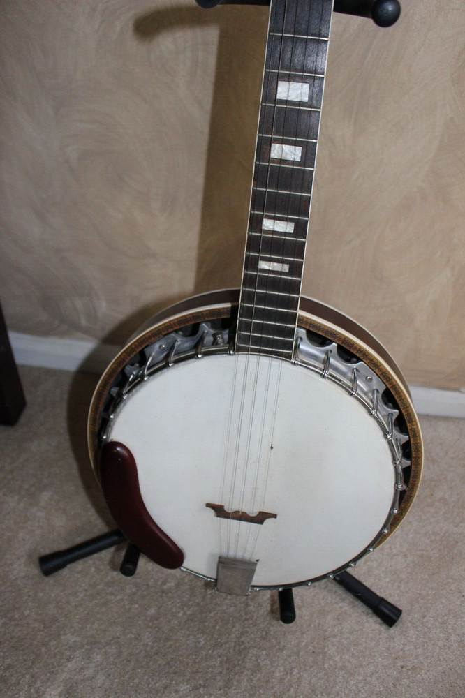 1970 Vintage Closed Back Eagle Resonate 5 Strings Banjo