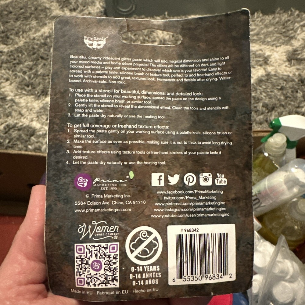 Finnabair Art Extravagance Effect Paste 100ml Jar-Phoenix