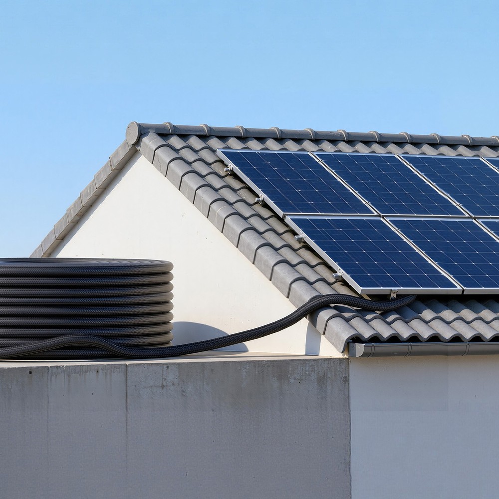 VEVOR 100FT Solar Panel Extension Cable 10AWG Solar Panel Wire with Connector