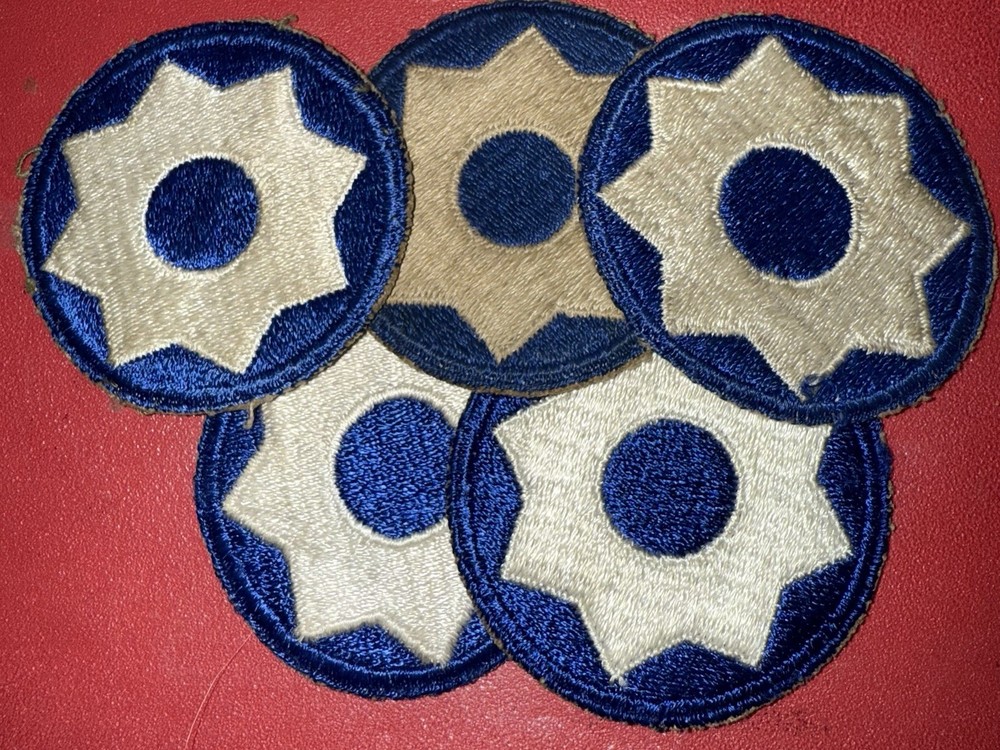 WW2 8th Service Command SSI Patch (AK/AO)