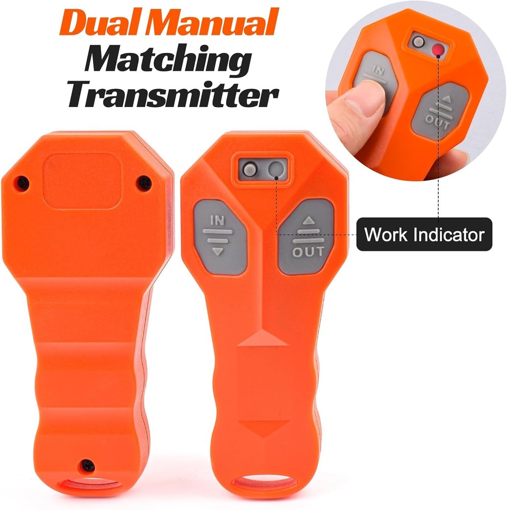 12V Wireless Winch Remote Control 2 Pack - 100FT Universal 5 Wire Controller Win