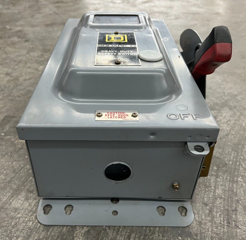 SQUARE D HU3612AWKVWEI2ZB2BA2 SAFETY SWITCH