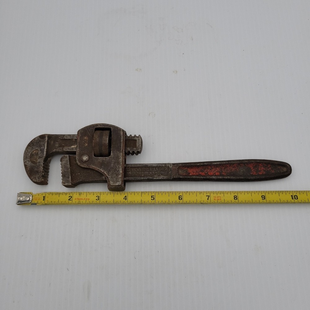 Vintage WALWORTH STILLSON 10" Adjustable Pipe Monkey Wrench