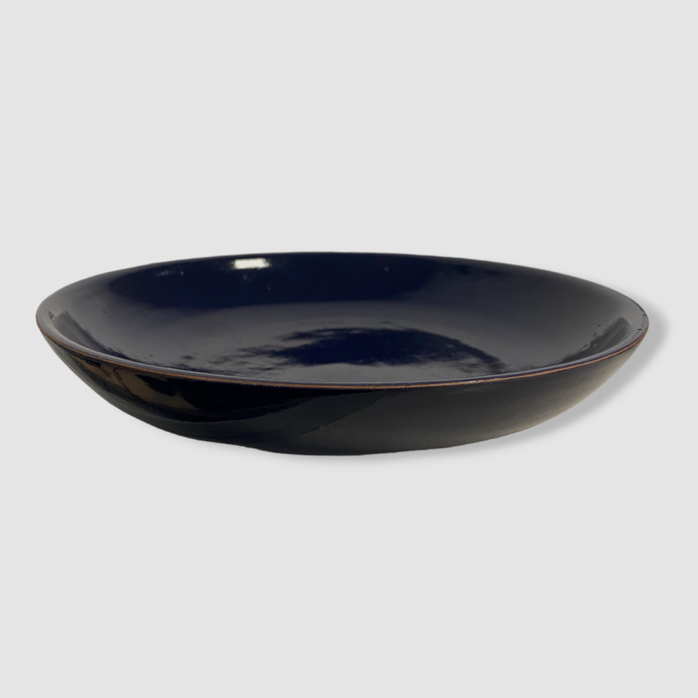 $40 TRAME Blue Giro Assiette Creuse Deep Plate 20cm