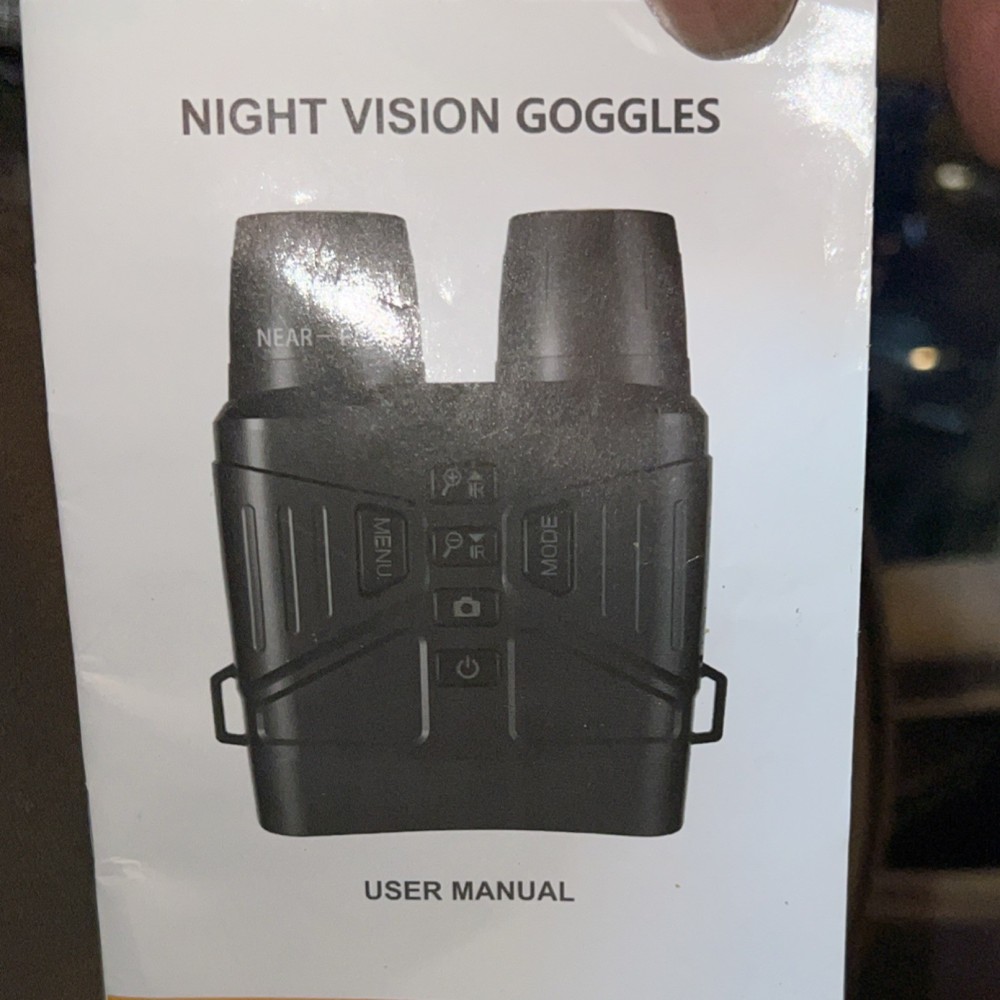 Digital Night Vision Binoculars with IR Illuminator, Digital Display, USB Power