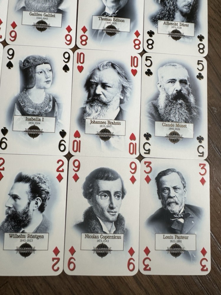 Houston Chronicle Full Deck Of With Significant Historical Figures Nice Deck
