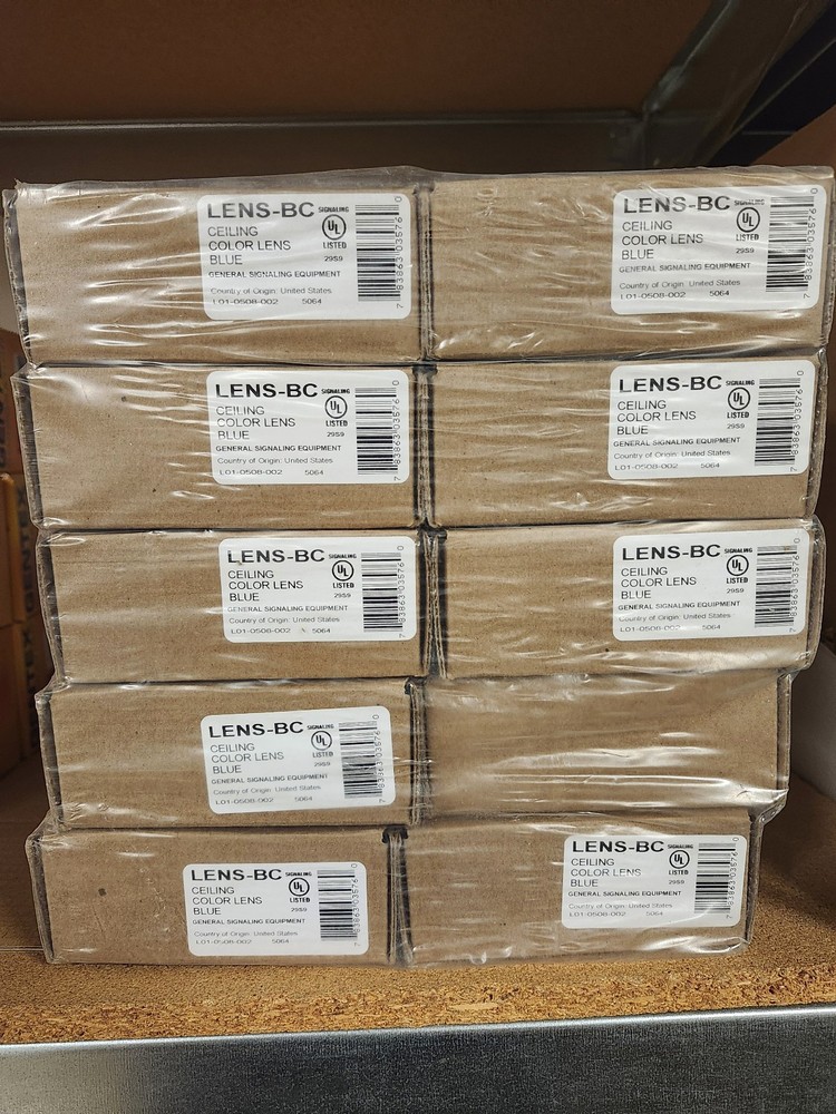 System Sensor #LENS-BC, Blue Color Lens, for Ceiling Units.