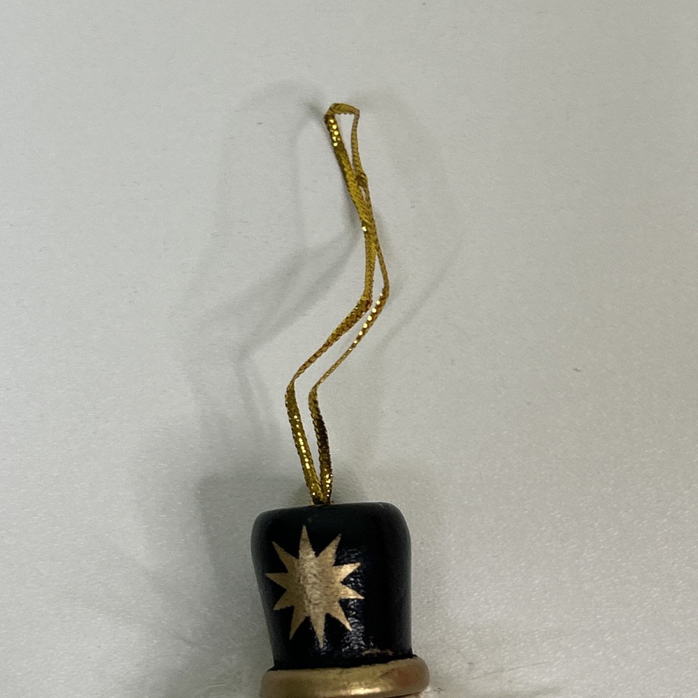 Pull String Nutcracker With Sword Ornament