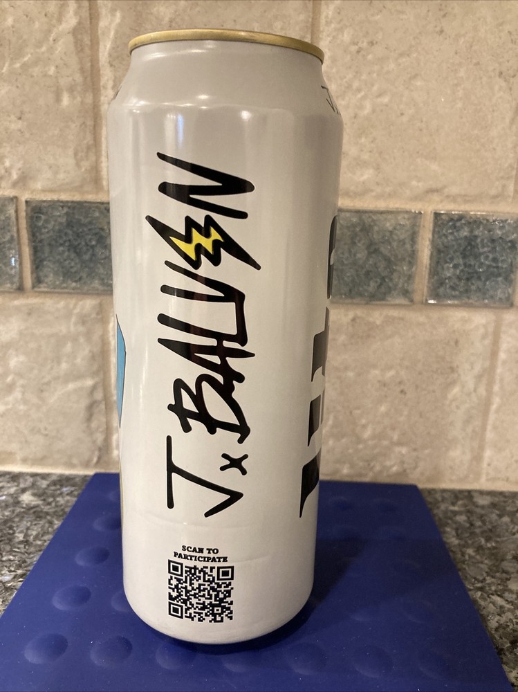 J Balvin Miller Lite 24oz Beer Can