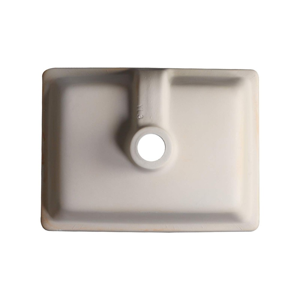 16 Inch Undermount Bathroom Sink Small Rectangle Undermount Sink White Cerami...