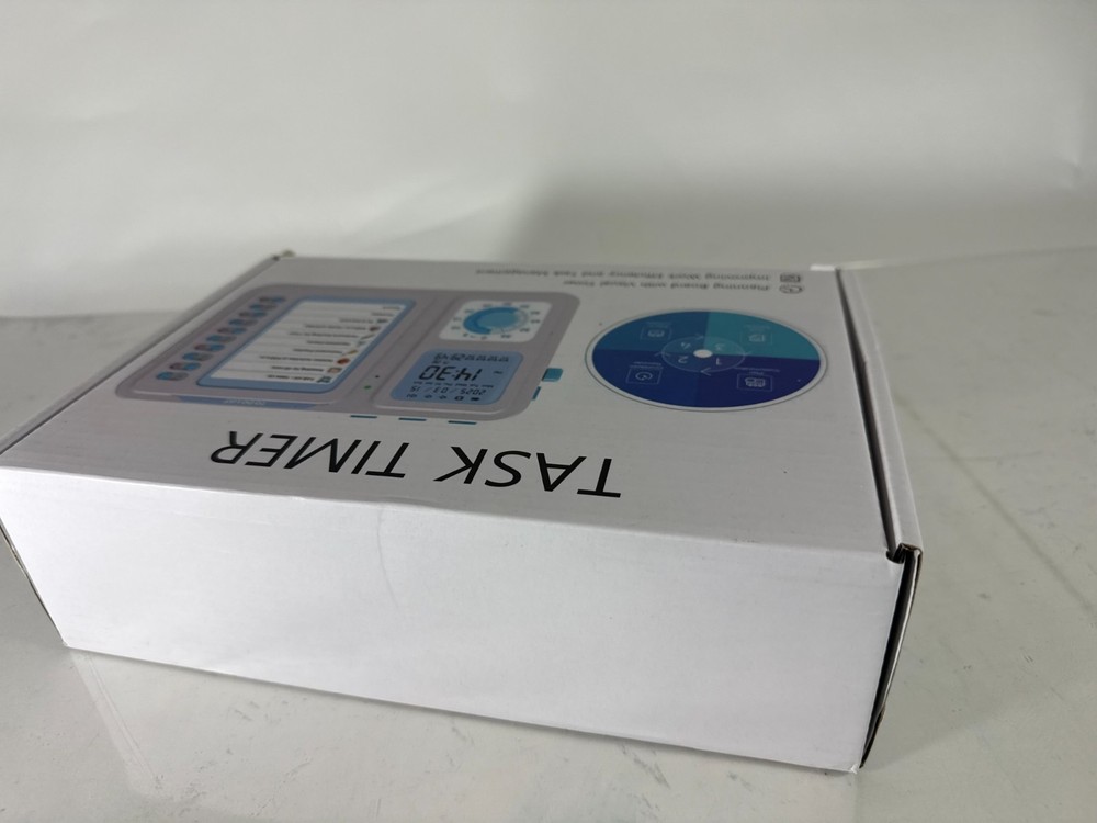 3-in-1 Visual Timer & ADHD Tool for Kids|Adults, Task Timer w/ Chore Chart Board