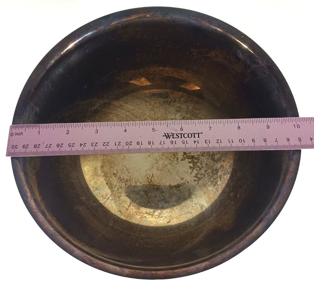 Vintage Gorham Silver SILVERPLATED SERVING BOWL FOOTED Console 10" YC784