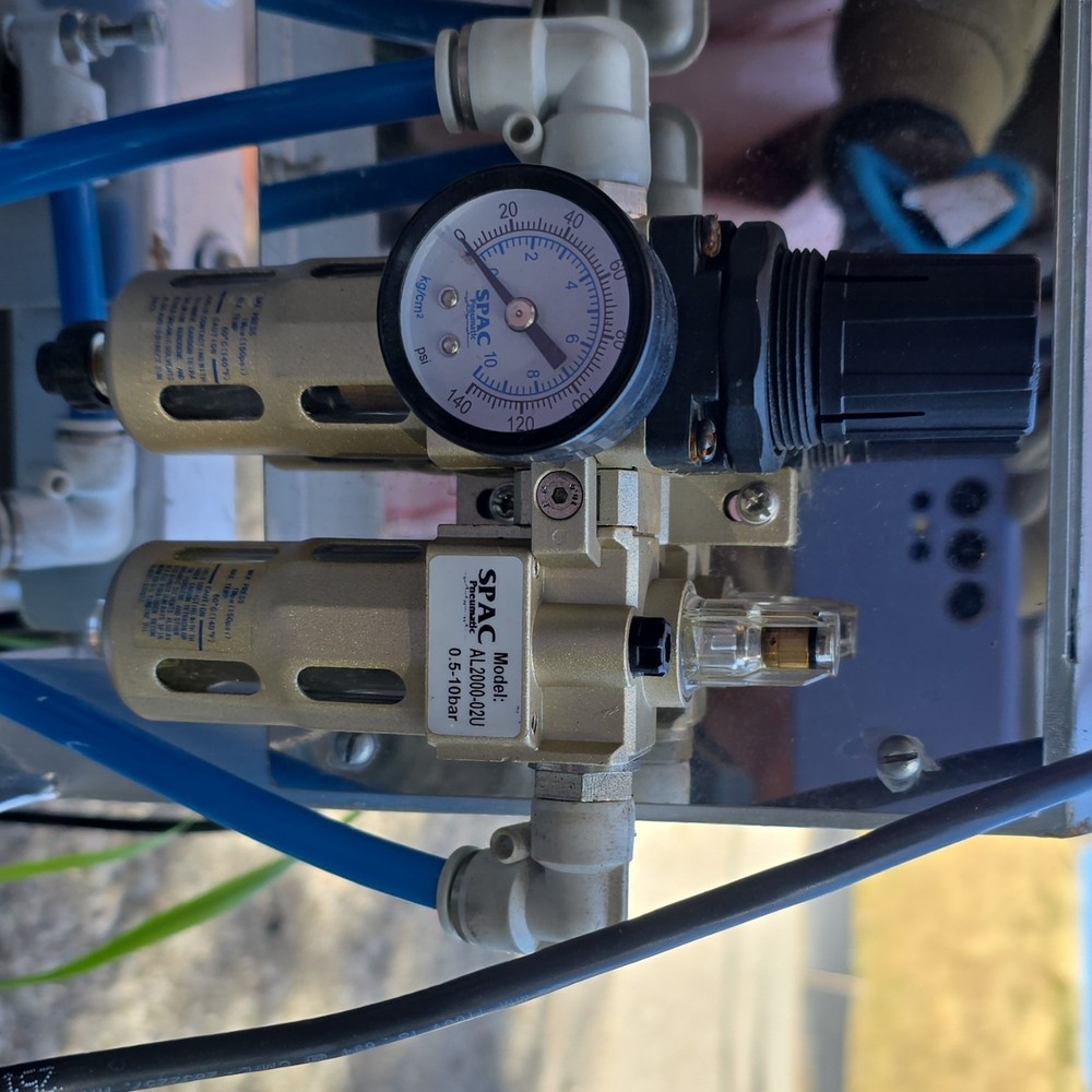 Badger Process Control Panel with Gauges, Valves, and Fire Extinguisher