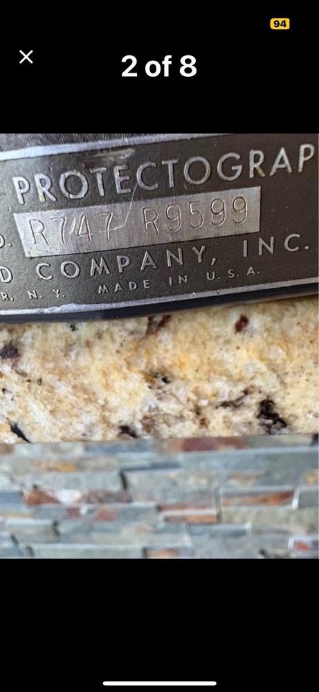 Vintage A.B.T. Check Protector Mechanical Adding Machine