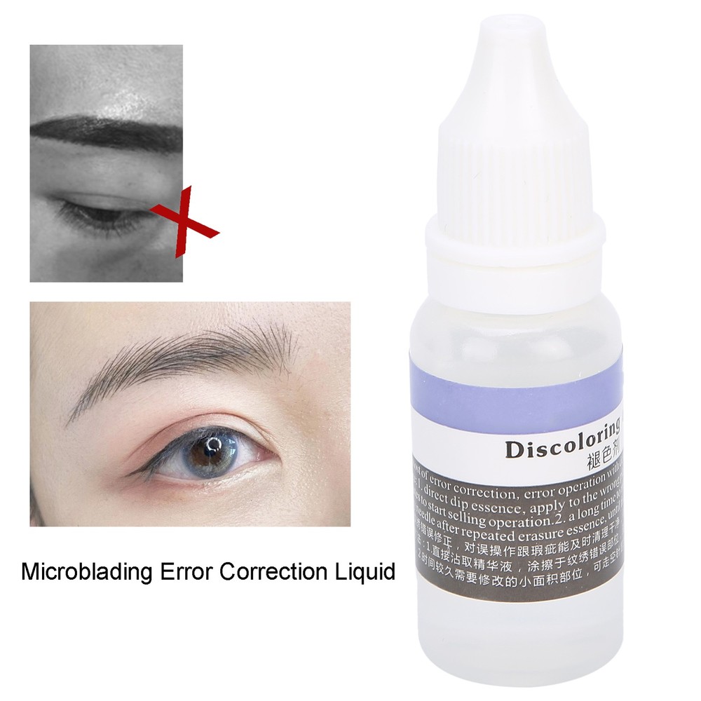 15ml Permanent Makeup Pigment Removal Liquid For Microblading Error Correction
