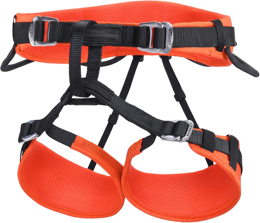 Arnés de escalada B4 acolchado de seguridad ajustable