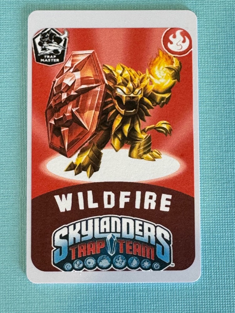 Skylanders Trap Team Master Wildfire NFC Card