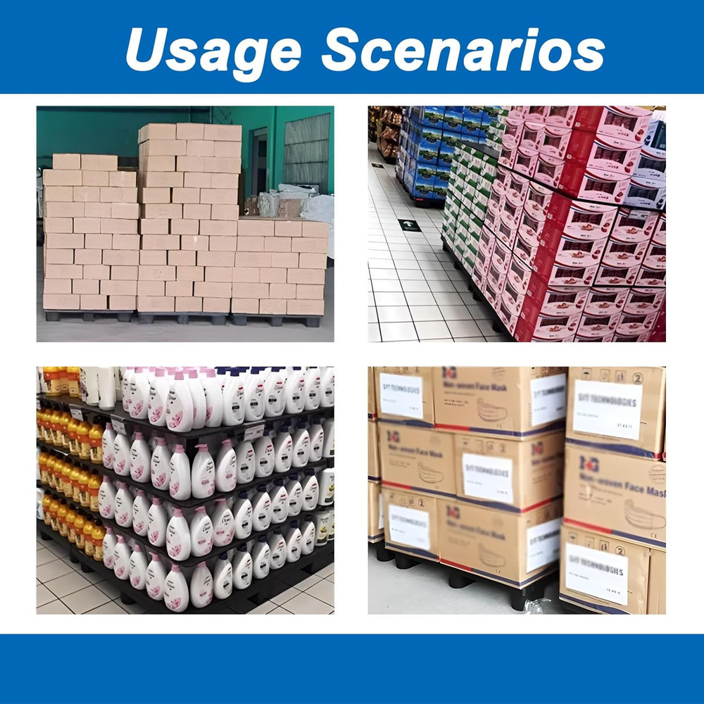 Lightweight Moisture-Proof Interlocking Plastic Pallets for Indoor/Outdoor Use