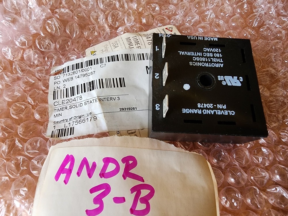 Cleveland Range 20478 Solid State Timer