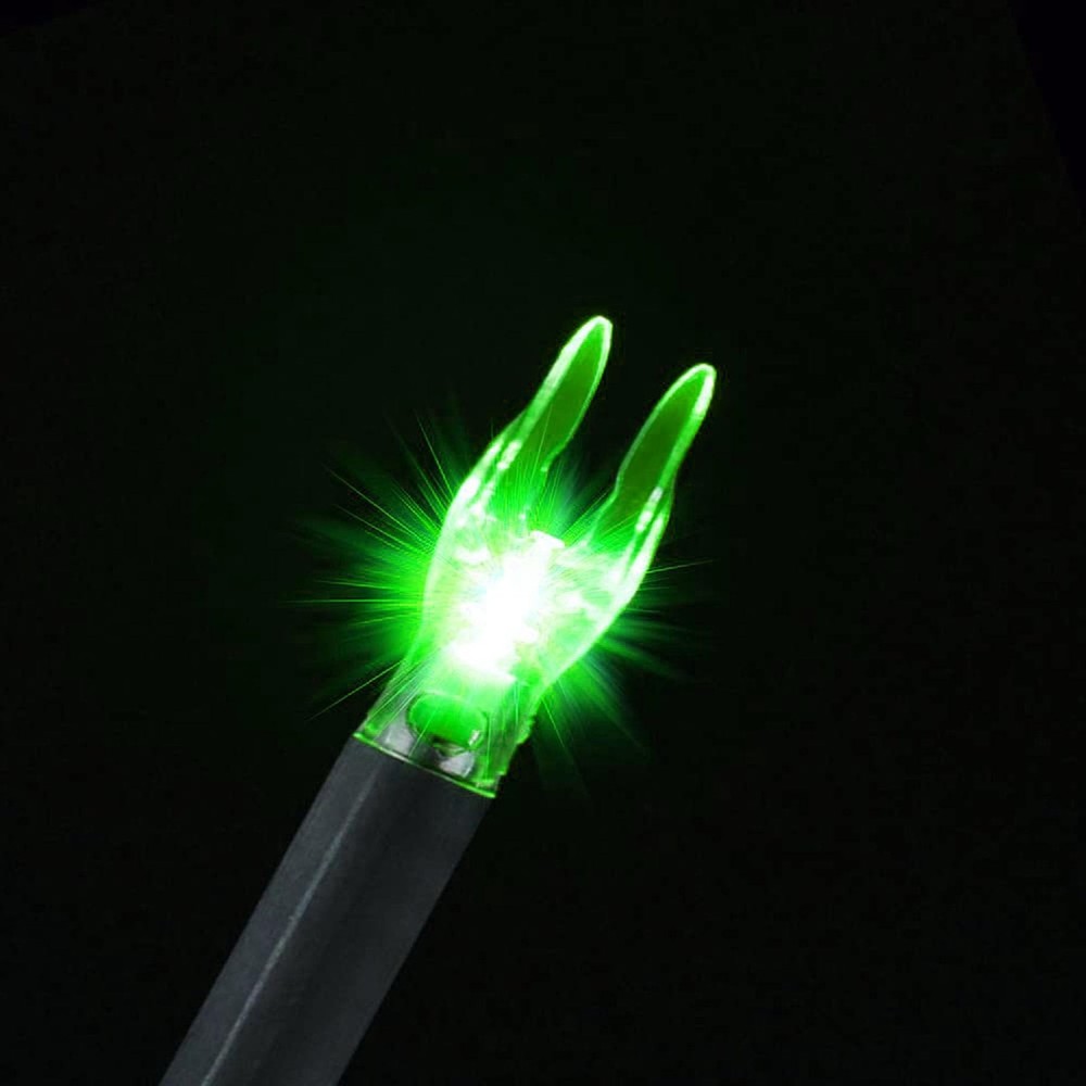 6 Pack X Lighted Nocks for Arrows Universal X/5.2mm LED Lighted Knocks with ....