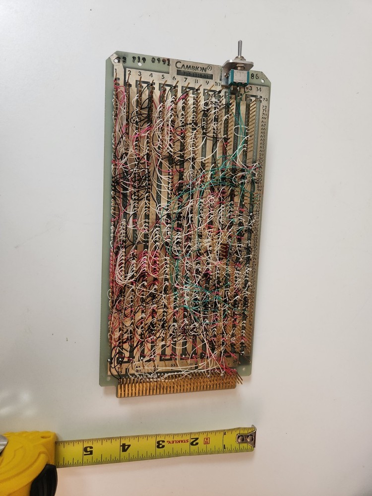 Cambion Wire Wrap Pin Board With Integrated Circuits