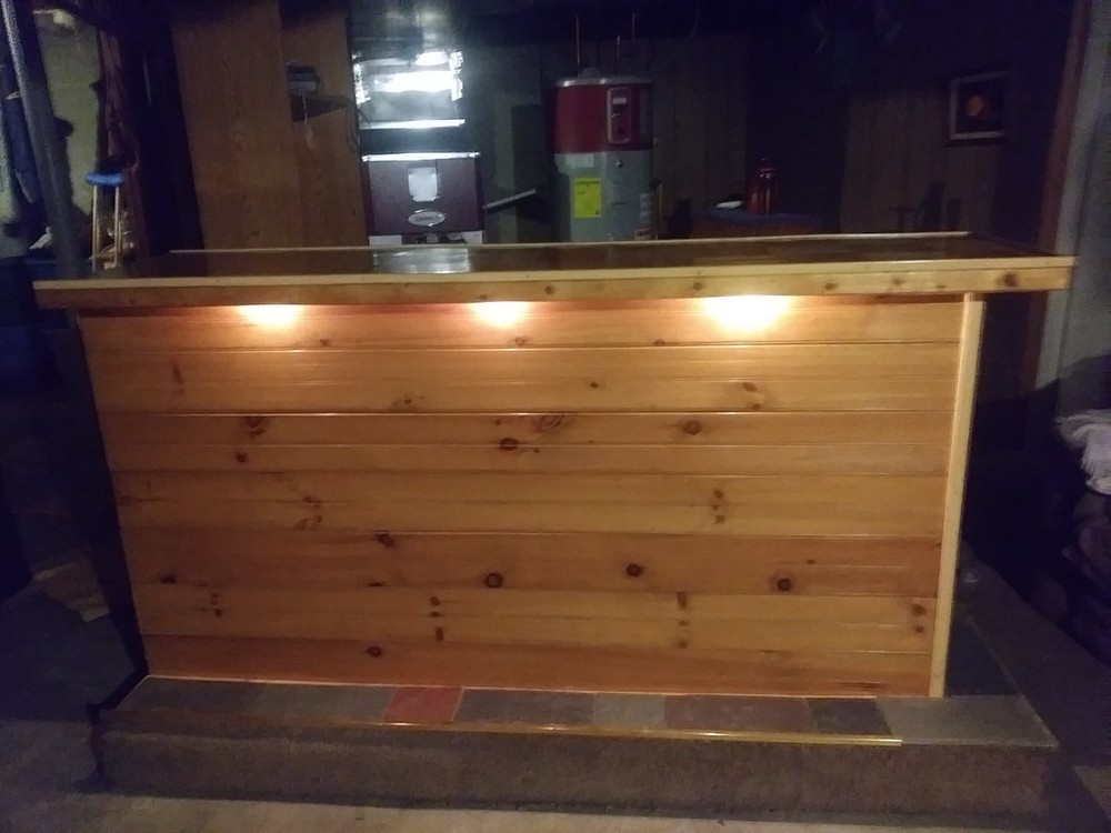 wooden bar